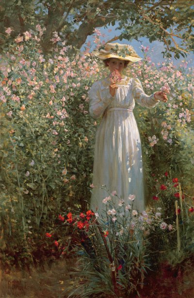 Unter den Blumen von Robert Payton Reid